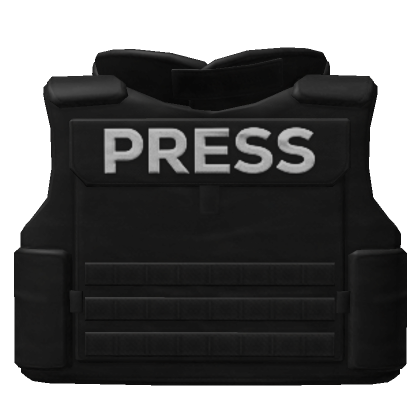 Black Press Vest | Roblox Item - Rolimon's
