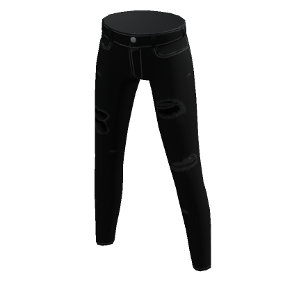 Black Ripped Jeans Roblox Item Rolimon s