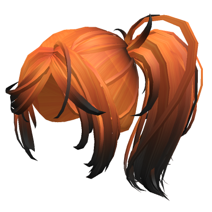 Halloween Ponytail Blonde & Orange - Roblox