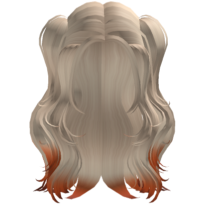 Blonde Curly Pigtails  Roblox Item - Rolimon's