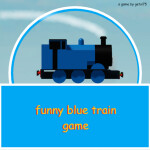 funny blue train game