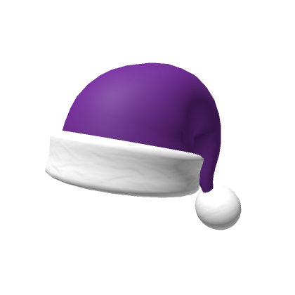 Roblox Item Purple Santa Cap