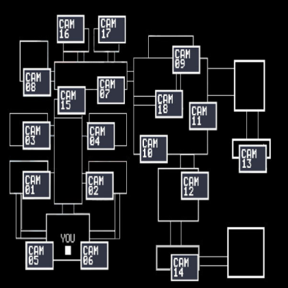 FNAF 2 MAP