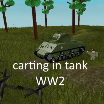 Carting in tank WWII