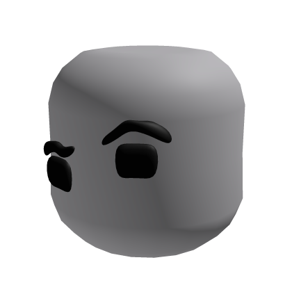 Animated EyeBrow Raised Smirk Face - Roblox