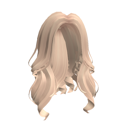 Long Super Model Curly Hair (Blonde) - Roblox