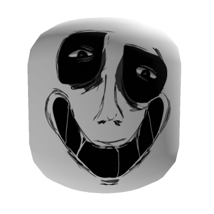 Disturbing Horror Face [Institutional White] | Roblox Item - Rolimon's