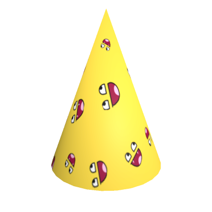 Roblox Item Yellow Epic Party Cone