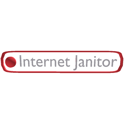 Roblox Item Internet Janitor Tag