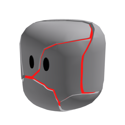 Animated Shattered Head {Red} - Dynamic Head