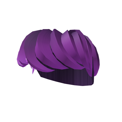 Roblox Item Messy Purple Anime Hair