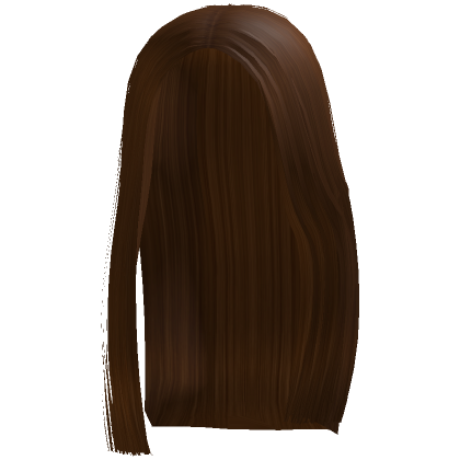 Roblox Item Very Straight Side Hair - Brown