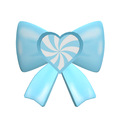 Roblox Item Christmas Peppermint bow