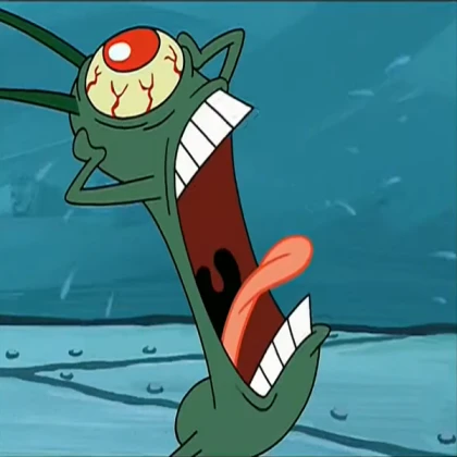 plankton funny face