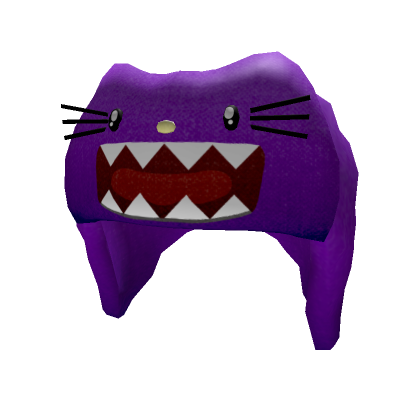 Happy Kitty Cute Face (Purple)'s Code & Price - RblxTrade