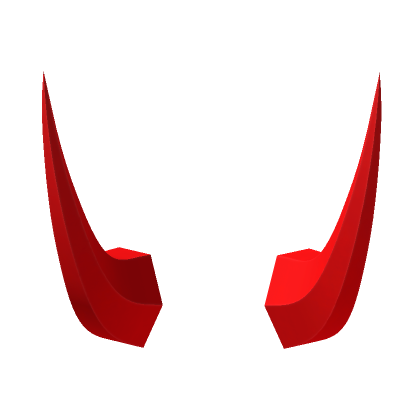 Roblox Item Big Red Demon Horns