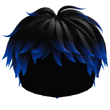 Blue Manga Hero Hair - Roblox  Black hair roblox, Platinum hair