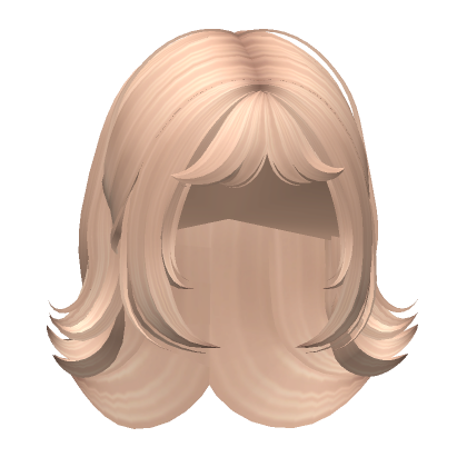 Short Blonde Fluffy Hair, Roblox Wiki
