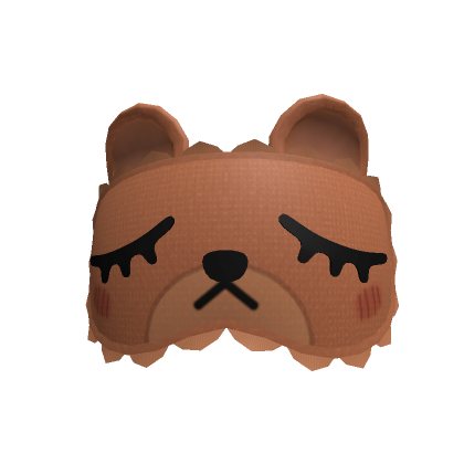 Cute Bear Sleeping Mask | Roblox Item - Rolimon's