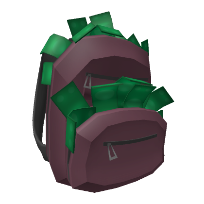 Roblox Item Backpack Of Cash