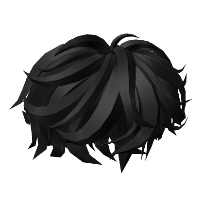 Black Messy Hair's Code & Price - RblxTrade