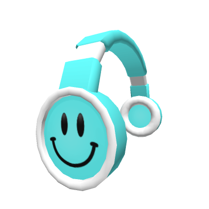 Preppy Smiley Face Green Headphones's Code & Price - RblxTrade