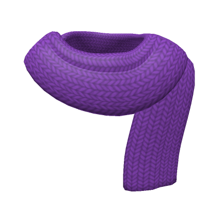 Roblox Item Purple Knit Scarf (1.0)