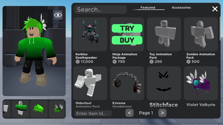 Catalog Avatar Creator - Roblox