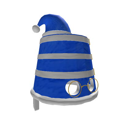 Roblox Item Blue Santa Bucket