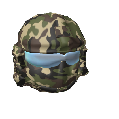 Green Camo Military Army Navy Helmet Face Mask