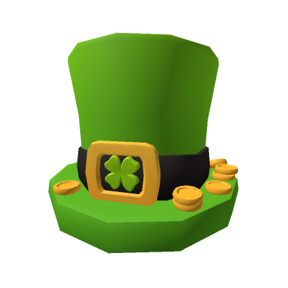Roblox Item Lucky Green Top Hat