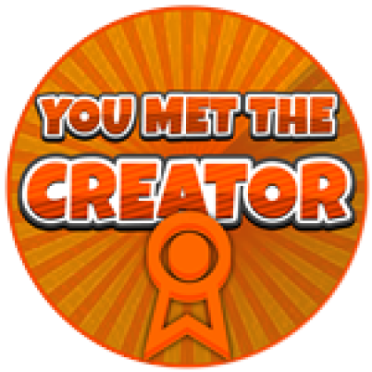 Meet The Creator! - Roblox