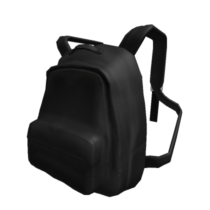 1.0 Black Canvas Backpack Roblox