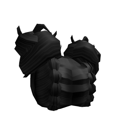 B&B Braided Double Buns In Black - Roblox