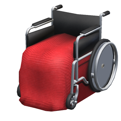 Roblox Item red wheelchair