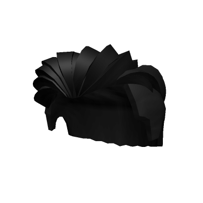 Black hair roblox sale
