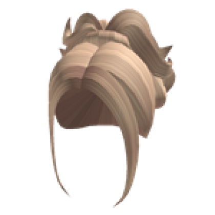 Y2k Aesthetic Clipped Flowy Spring Hair In Blonde - Roblox