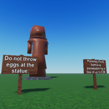 Anonymous Statue Egg Throw