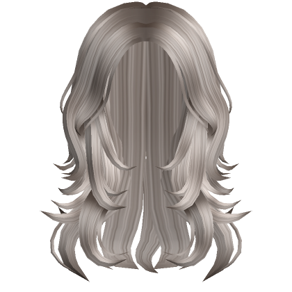 Layered Lush Anime Y2K Wolfcut Hair (Ash Blonde)'s Code & Price - RblxTrade