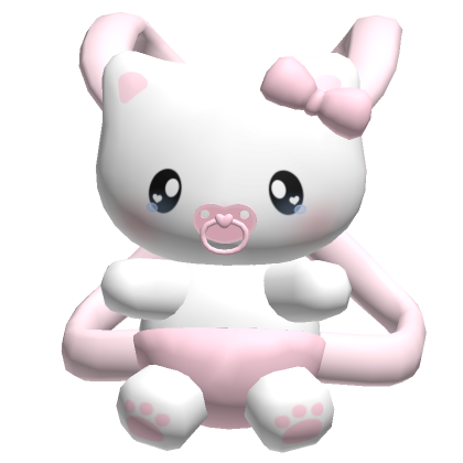 ♡ cute huge kawaii kitty plushie pink (holdable)