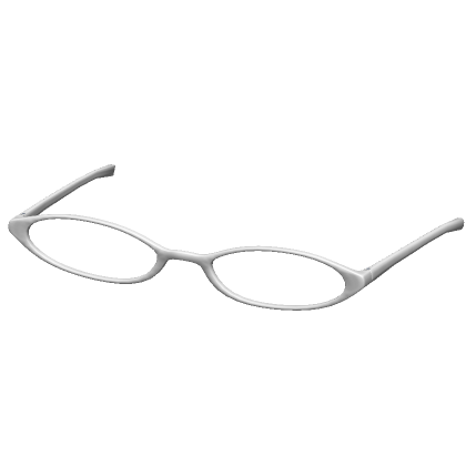 Roblox Item 2000's Grunge Glasses in White