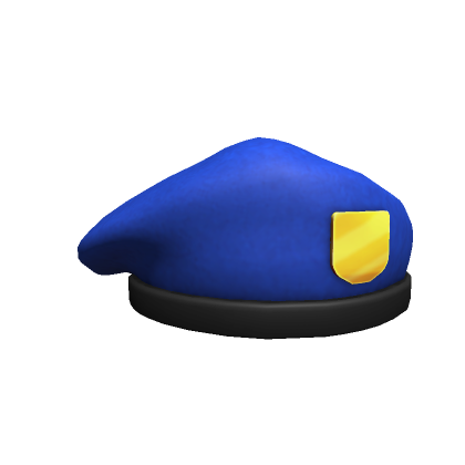 Roblox Item Army blue military beret