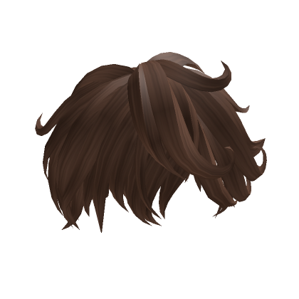 Roblox Item Messy Hairstyle Anime Light Brown