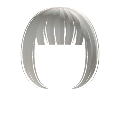 Anime Hair Bangs (White)'s Code & Price - RblxTrade