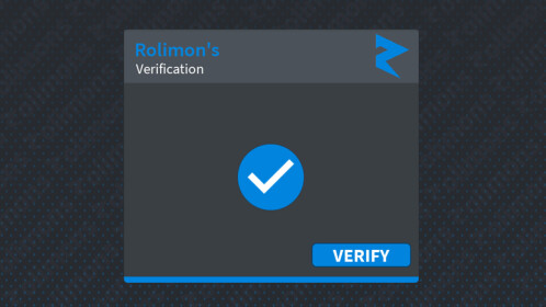 Rolimon's Verification - Roblox