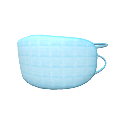 Roblox Item Blue Quilted Face Mask