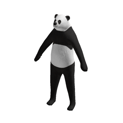 Realistic Panda Bear Real Suit's Code & Price - RblxTrade