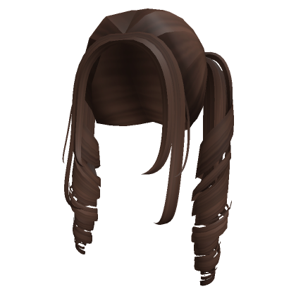 Adorable Curly Pigtails in Brown's Code & Price - RblxTrade