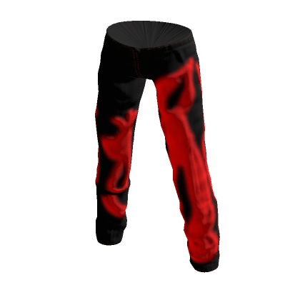 Roblox red and black pants clearance
