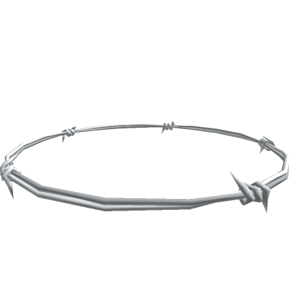 Silver Barbed Wire Halo Roblox Item Rolimon s